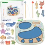 2511202569259888f094f.jpeg CLASSIC WORLD Drewniana Kasa Sklepowa Dla Dzieci