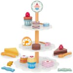 AXI Drewniana Piaskownica z Daszkiem Zamykana z Ławkami