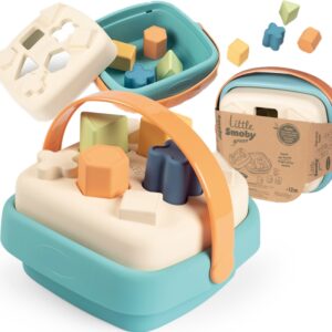 25112025692598b73edbe.jpeg CLASSIC WORLD Zegar Miś Montessori Edukacyjny 3w1 Nauka Czasu Liczenia i Daty