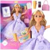 2511202569259c89e1e9b.jpeg WOOPIE ROYAL Lalka Lily Długie Blond Włosy 30 cm Lawendowa Suknia Akcesoria