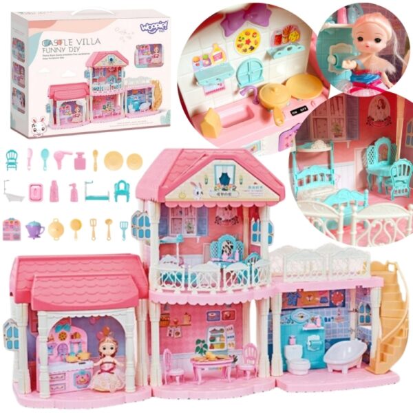 2511202569259cc134e8e.jpeg WOOPIE Domek dla Lalek CASTLE VILLA XXL