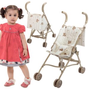 SMOBY Baby Nurse Wózek Głęboki z Plastikowym Daszkiem