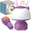 WOOPIE Multifunkcyjna Lampka RGB Głośnik Bluetooth Karaoke Modulator Głosu Karta SD Fioletowa