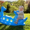 WOOPIE Bujak Wieloosobowy Dino Huśtawka Równoważna Niebieska