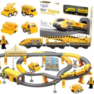 TOOKY TOY Drewniany Kosmiczny Parking Stacja Kosmiczna