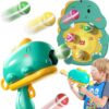 WOOPIE Gra w Rzutki Dart Pistolet Dinozaur na Kulki Rzepy Tarcza Punkty Strzelanie