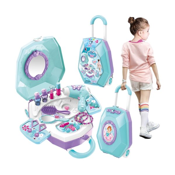 251120256925a56f3fef8.jpeg WOOPIE Toaletka dla Dziewczynki 2w1 Salon Piękności w Walizce