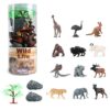WOOPIE Zestaw Figurki Dzikie Zwierzęta 15 szt. - wersja 1