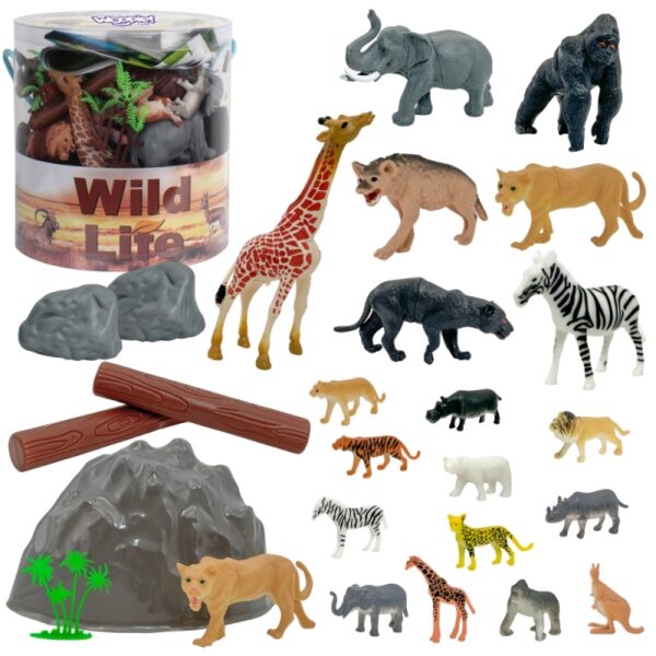 251120256925a5b91dca8.jpeg WOOPIE Zestaw Figurki Zwierzęta Safari 34 szt.