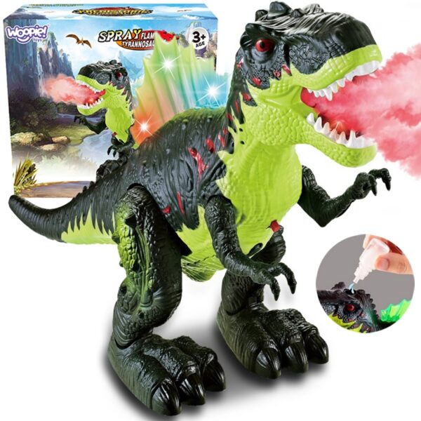 251120256925a5eec6e25.jpeg WOOPIE Chodzący Dinozaur Tyrannosaurus Rex Efekty Świetlne i Dźwiękowe