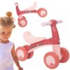 WOOPIE Rowerek Biegowy Różowy Jeździk Czterokołowy