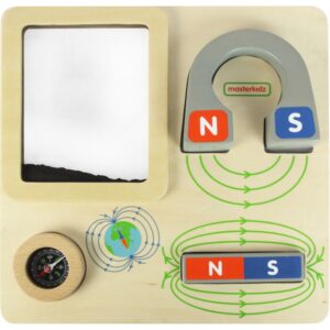 MASTERKIDZ Tablica Naukowa Kreatywna STEM Zestaw 2 Sztuki + Panel Montażowy 120x80cm