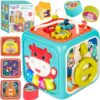WOOPIE BABY Interaktywna Kostka Sensoryczna Edukacyjna Montessori Sorter 6w1