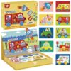 251120256925b161b3721.jpeg TOOKY TOY Układanka Edukacyjna Montessori Magnetyczne Pudełko dla Dzieci 80 el.