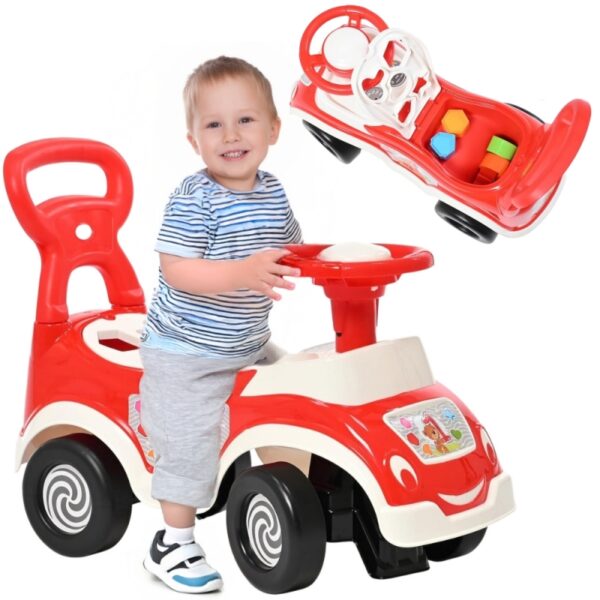 251120256925b22094726.jpeg WOOPIE Jeździk 4w1 Sorter Pchacz Chodzik + Klakson Schowek