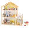 251120256925b61da6461.jpeg VIGA Zestaw Drewniany Domek dla Lalek z Laleczkami i Akcesoriami