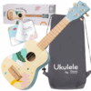 251120256925b7134261b.png CLASSIC WORLD Drewniane Ukulele Gitara dla Dzieci Niebieskie