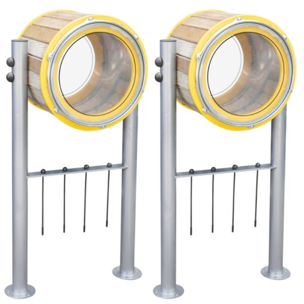 CLASSIC WORLD EDU Zestaw Bębenki XXL 2 szt. Instrument Perkusja Ogrodowa