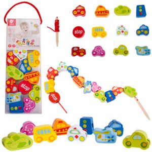 CLASSIC WORLD Drewniana Rakieta Domek dla Dzieci + Figurki Akc.