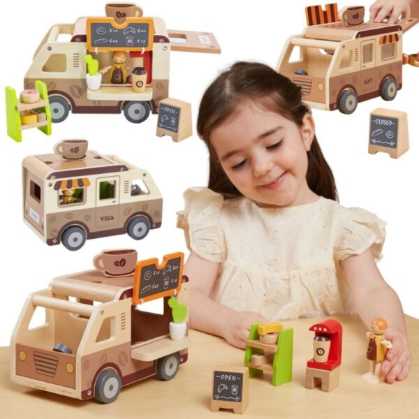 271120256928349950bf6.jpeg VIGA Food truck Drewniane Auto Kawiarnia Cukiernia