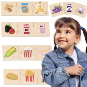 2711202569283b5699d07.jpeg CLASSIC WORLD Drewniana Układanka Dopasuj Zwierzątka