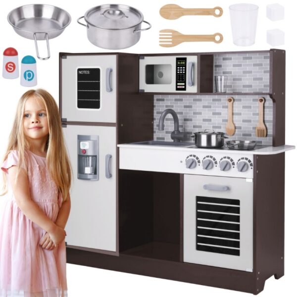 041220256931785521634.jpeg TOOKY TOY Kuchnia Drewniana Nowoczesna Akcesoria