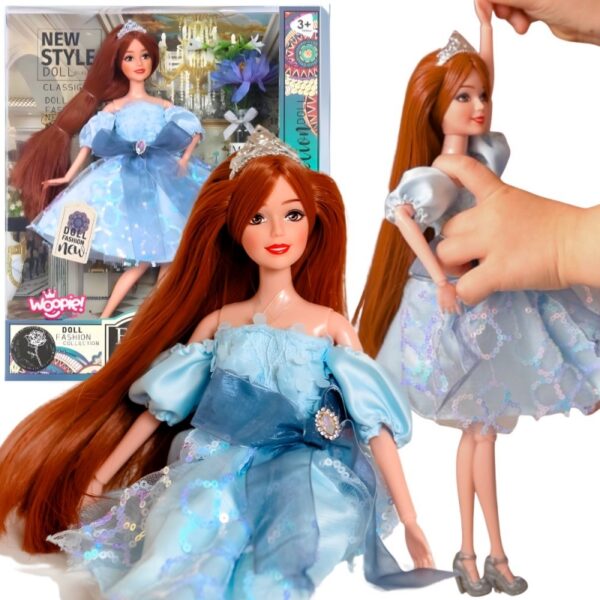 WOOPIE ROYAL Lalka Emi w Błękitnej Sukience Tiulowej