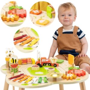 CLASSIC WORLD Drewniana Lodziarnia 3w1 Wózek 40 el.