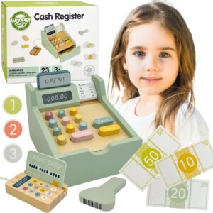 CLASSIC WORLD Grzechotka 2w1 Drewniany Instrument Tęczowy Marakas 1 szt.