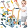1812202569444e4241f2a.jpeg TOOKY TOY Drewniany Chodzik Samochód Mini Warsztat STEM
