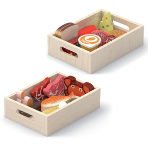 VIGA Drewniana Gra Budowanie Klocki 3D Montessori