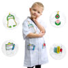 WOOPIE Strój Fartuch Lekarza Doktora Ubranko dla Dzieci do ok. 120 cm