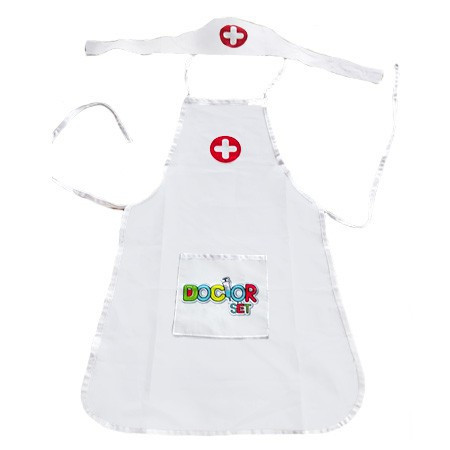 30012026697c5a2bc47f7.jpeg WOOPIE Strój Pielęgniarki Kitel Fartuszek z Czepkiem Pielęgniarki