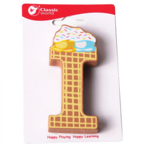 CLASSIC WORLD Drewniana Literka D