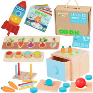 TOOKY TOY Box Edukacyjny 5 w1 Magiczny Ogród Montessori