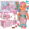 WOOPIE ROYAL Lalka Bobas 36 cm Syrenka Interaktywna Zestaw XXL Opiekunka 18w1