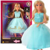 WOOPIE ROYAL Lalka Lily 30 cm Długie Blond Włosy Elegancka Turkusowa Sukienka