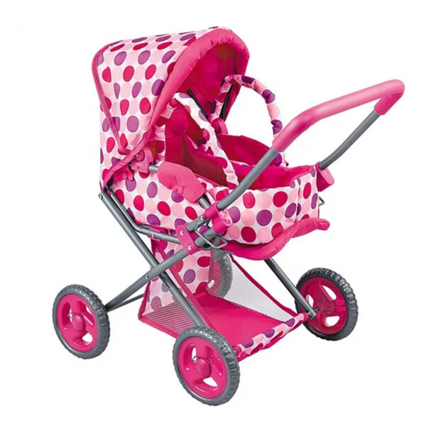 30012026697c5ee64ece8.jpeg WOOPIE ROYAL Wózek dla Lalek Głęboki Spacerówka 3w1 Nosidełko