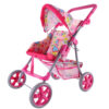 30012026697c5ee9dd286.jpeg WOOPIE ROYAL Spacerówka Wózek dla Lalek Serca Kolorowe
