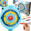WOOPIE Magnetyczna Gra w Rzutki Bezpieczna Dart Tarcza Wesoły Rekinek