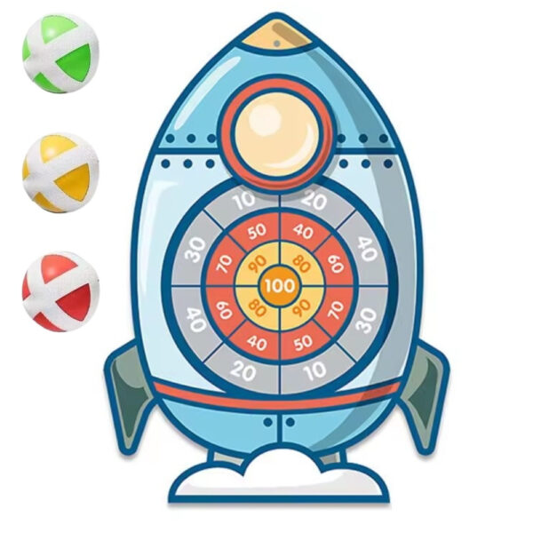 30012026697c61b8473f8.jpeg WOOPIE Gra Zręcznościowa w Rzutki na Rzepy Tarcza Rakieta