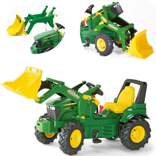 30012026697c644b04074.jpeg Rolly Toys rollyFarmtrac John Deere 7930 - Traktor na pedały z łyżką Zielony