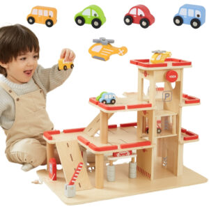 VIGA Drewniany Bujak Naturalny Montessori