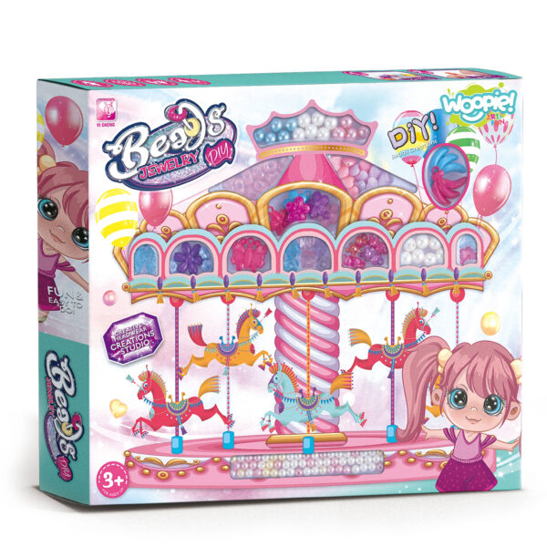 30012026697c65747fae4.jpeg WOOPIE ART&FUN Zestaw do Robienia Biżuterii Bransoletek Wisiorków Pierścionków