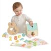 CLASSIC WORLD Pastelowy Zestaw dla Niemowląt Box Pierwsze Zabawki do Nauki od 12 do 18 miesiąca