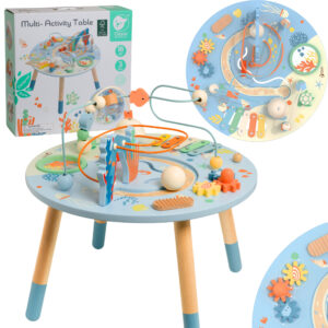 CLASSIC WORLD Drewniane Ukulele Gitara dla Dzieci Różowa