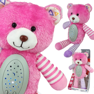 WOOPIE BABY Projektor Gwiazd Rzutnik Lampka Nocna dla Dzieci Miś