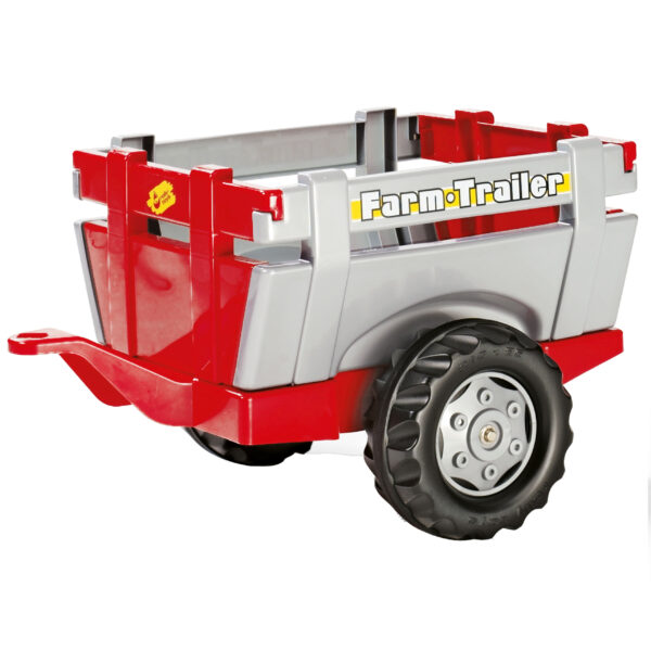 30012026697c6c0729608.jpeg Rolly Toys rollyTrailer Przyczepa do traktora Otwierane Burty