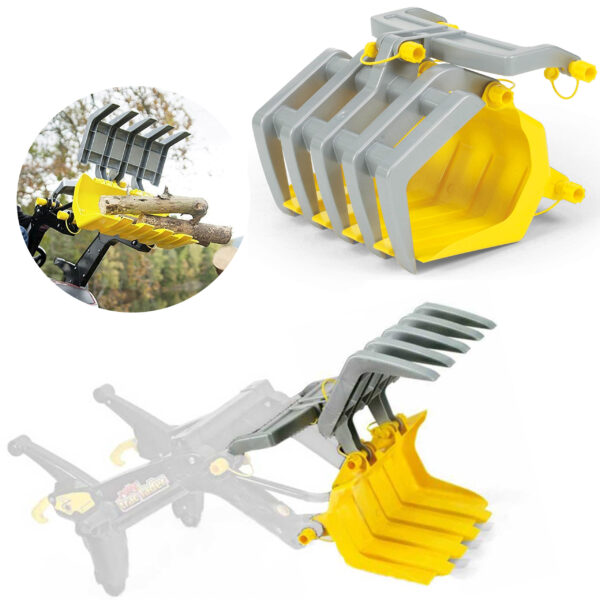 30012026697c6c5021195.jpeg Rolly Toys Łyżka do Traktora Chwytak do Załadunku Drewna