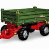 Rolly Toys rollyTrailer Przyczepa Rolly Multi dwuosiowa zielona